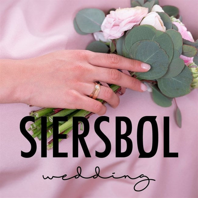 Siersbøl Wedding vielsesringe i guld og hvidguld