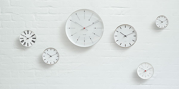 Ure til boligen i ikonisk design af Arne Jacobsen