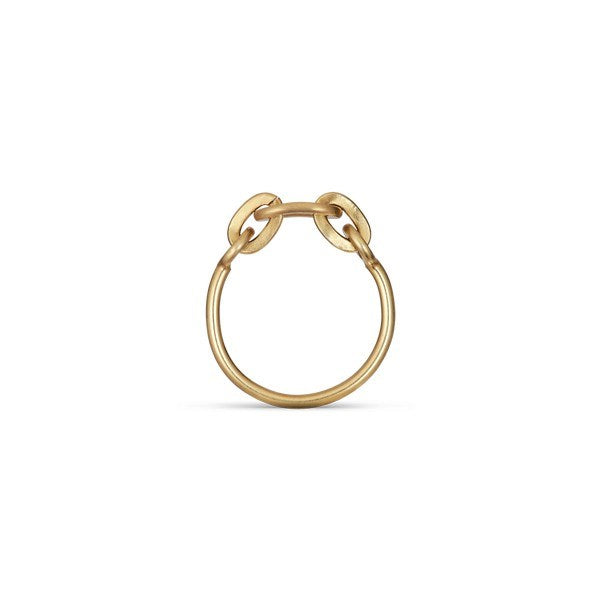 4 Jane Kønig - ROW Chain ring i forgyldt