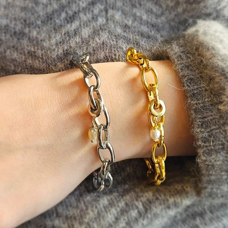 Christina Watches - Embrace Link armbånd i forgyldt med Gratis smykkeskrin