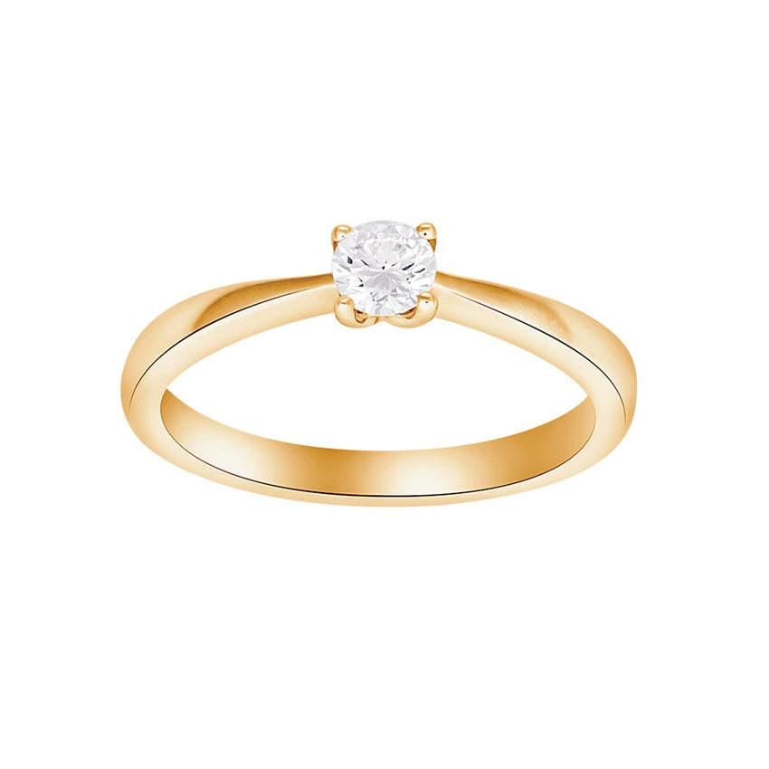 Siersbøl Heart Prinzessinnenring in Gold von 0,05 ct