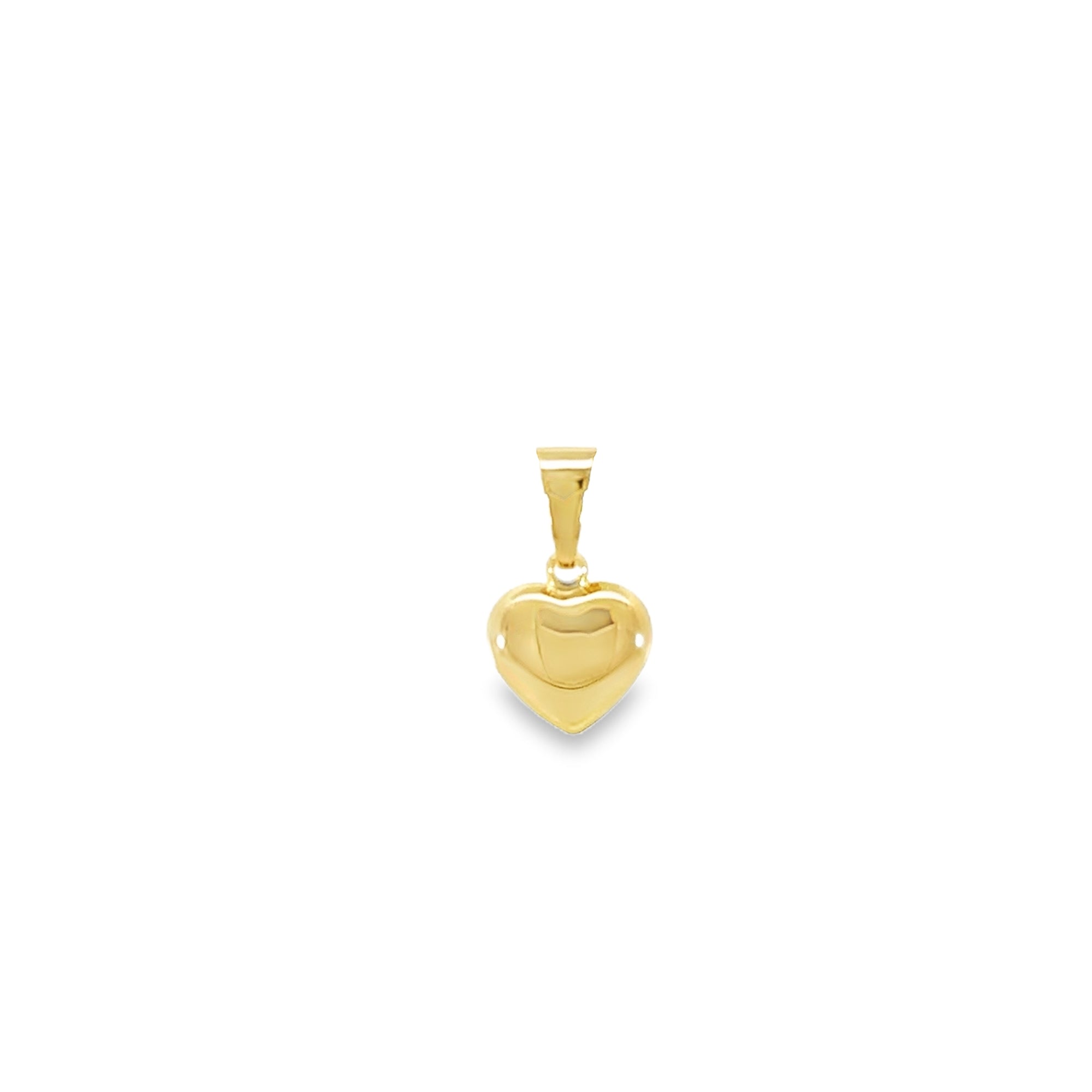 14kt guld hjerte vedhæng - small