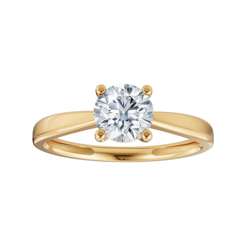 LUXURY Ring aus 14 kt Gold mit lab-grown Diamant 0,25-1,0 ct