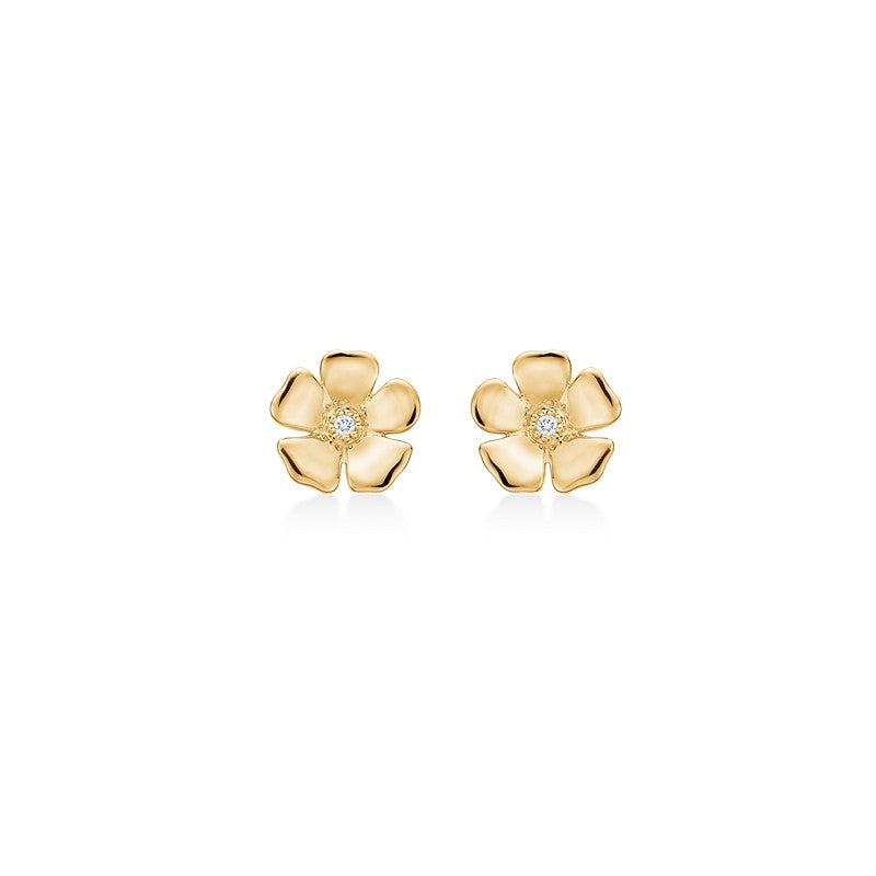 Fleur ørestikker i 14 kt guld Mads Z 1511108