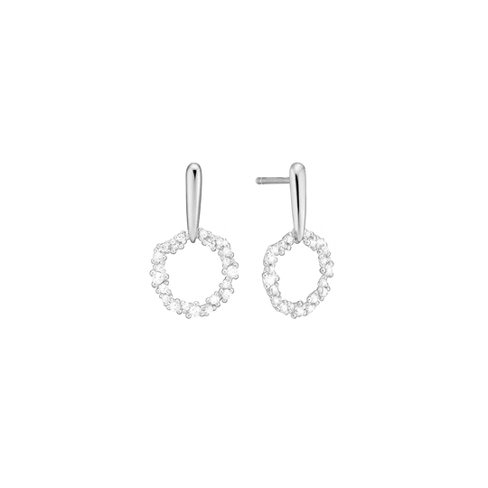 Aagaard „Ewige Liebe“ Ohrringe aus Sterlingsilber mit funkelnden Zirkonia – elegante, zeitlose Schmuckstücke vom Schmuckzentrum