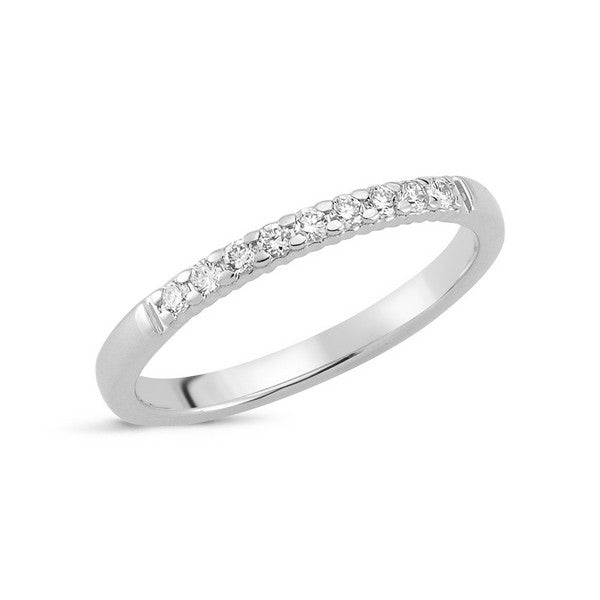 Lucca ring 14kt. hvidguld 9 brillanter 0,15ct A2428HVG