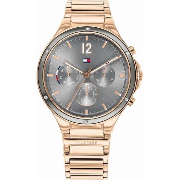 Dameur fra Tommy Hilfiger i gulddublé med stål - 1782277