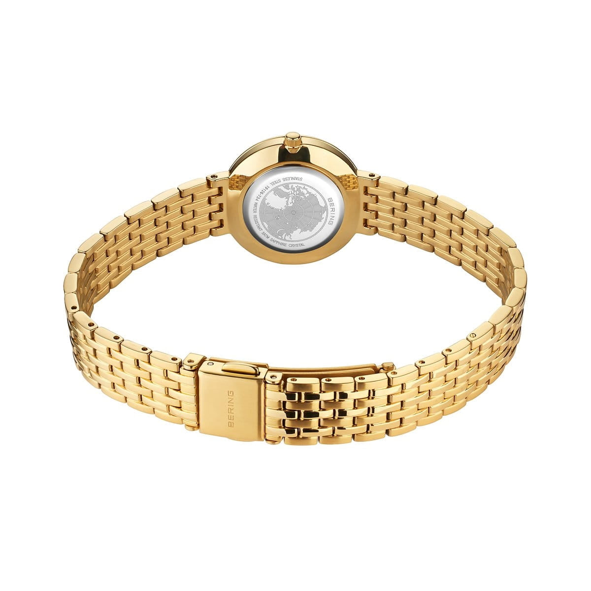 Classic dameur i poleret guld fra Bering 22mm 17926-734 3