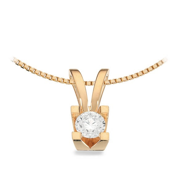 Kleopatra Anhänger in 14kt. Gold 0,05ct.-0,50ct. Diamant