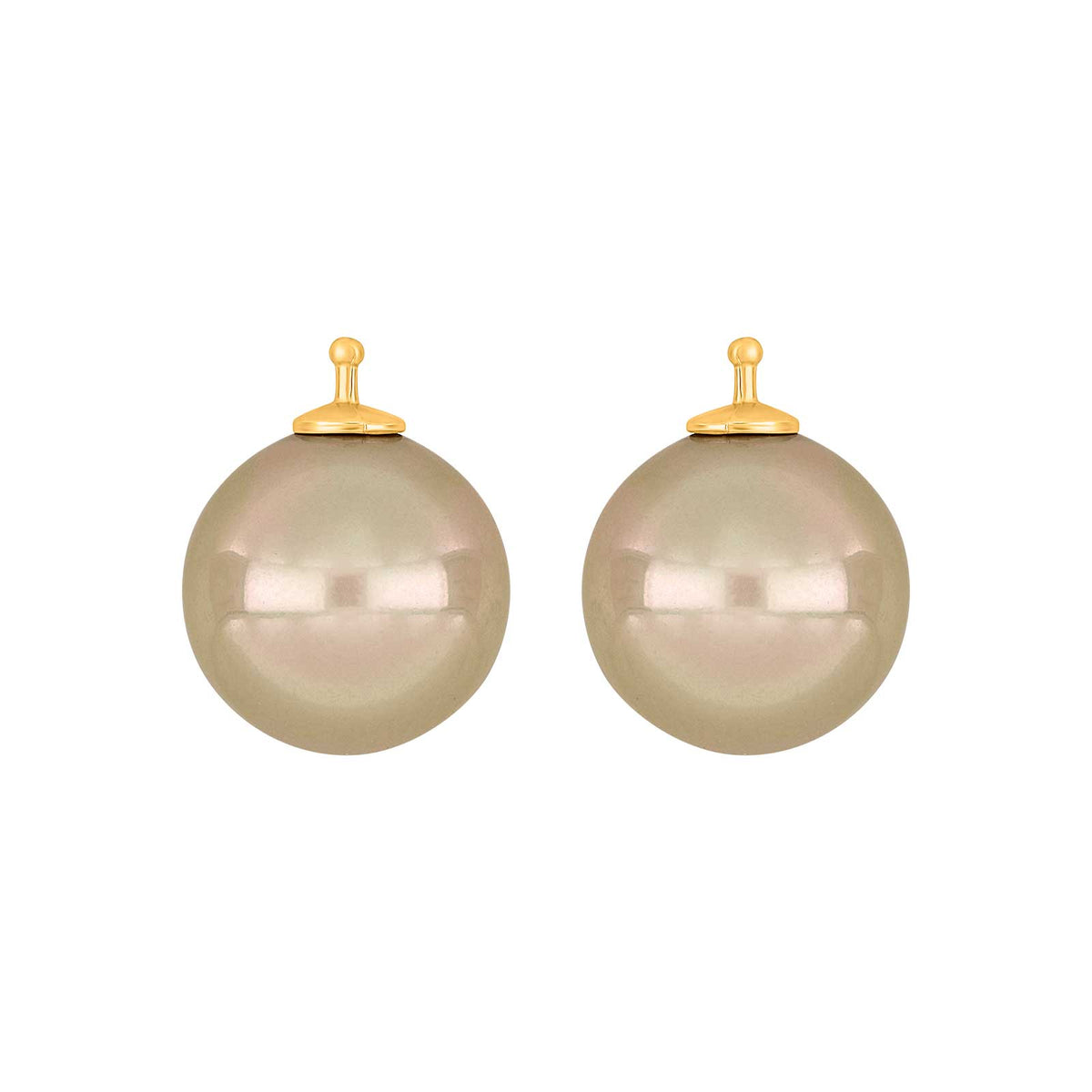 Eleganter Heide Heinzendorff Mallorca System-Anhänger aus vergoldetem Silber mit Perlen, 14 × 14 mm – stilvoller Schmuck vom Schmuckzentrum.