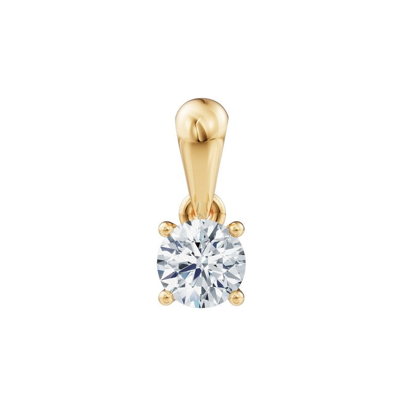 LUXURY Anhänger aus 14 kt Gold mit lab-grown Diamant 0,25-1,0 ct