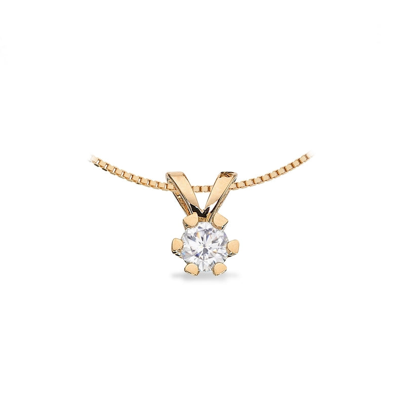 Vida diamantvedhæng 14kt. guld. Brillant 0,03 - 0,50 ct. 2815