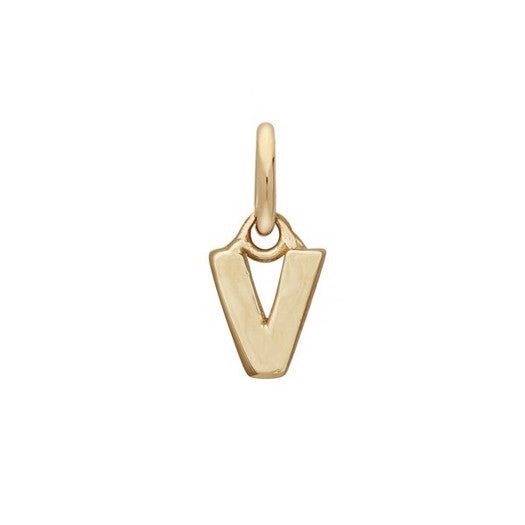 Siersbøl - Buchstaben-Anhänger in 14kt. Gold (A-V)