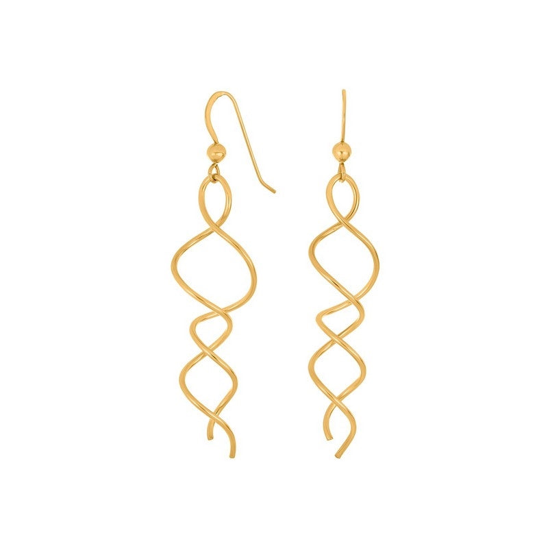 Nordahl Jewellery - SPIN52 ørehængere i forgyldt 30260015900