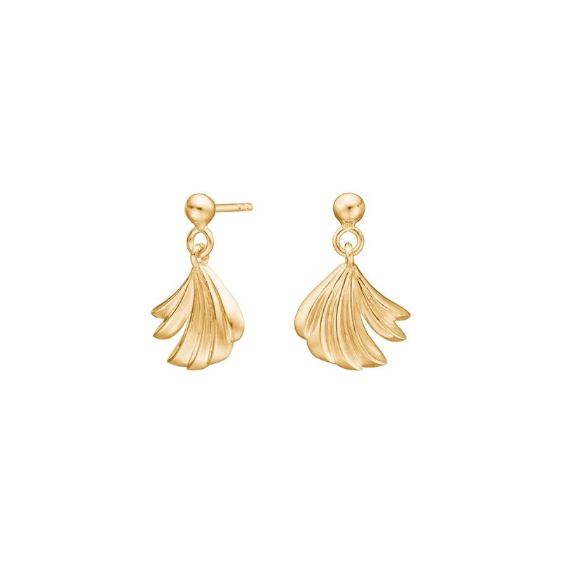 Nordahl Jewellery Øreringe i forgyldt sølv PALMA52