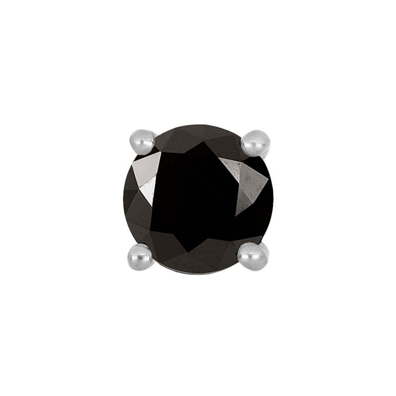 Son of Noa Stahl Ohrstecker schwarz m. zirkonia