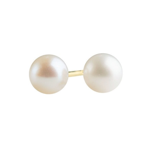 Siersbøl - Perlen Ohrstecker in 8kt. Gold (Ø4-7mm)