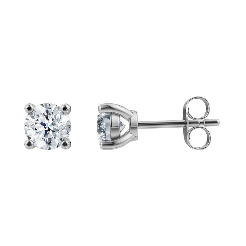 Siersbøl Luxury diamant ørestikkerne i 14 karat hvidguld