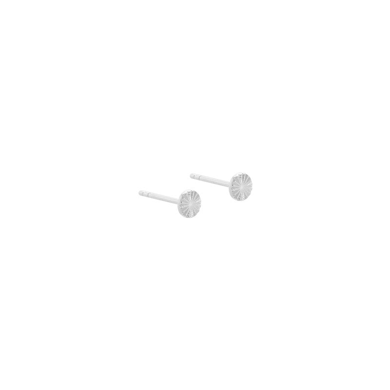 Aqua Dulce - Line Coin ørestikker i sølv 4mm