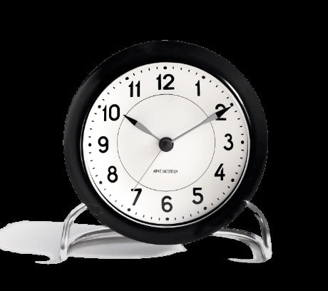 Arne Jacobsen bordur - Sort/hvid - Station - 43672