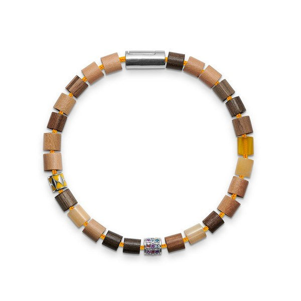 Black Sun - MAKUA BEACH Yellow mit Perlen m. Silberverschluss