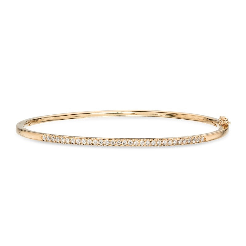 Dazzling armring i 14 karat guld med brillantslebne diamanter