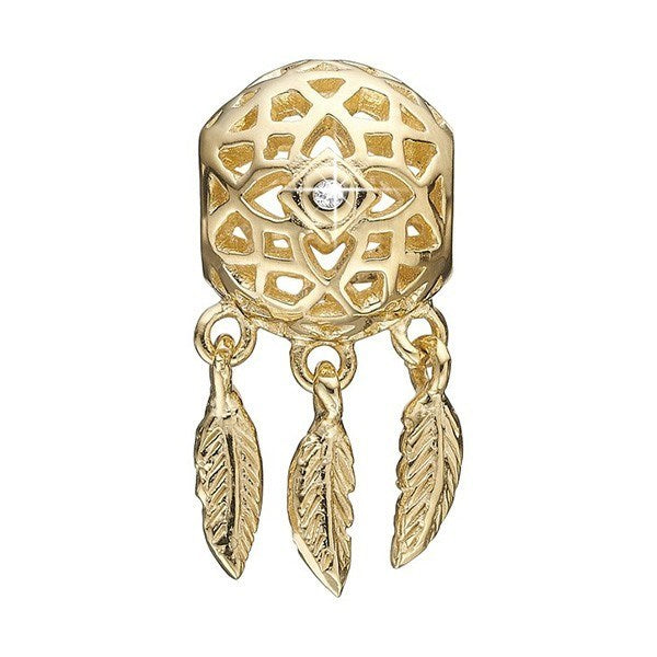 Christina Collect - DREAM CATCHER forgyldt charm