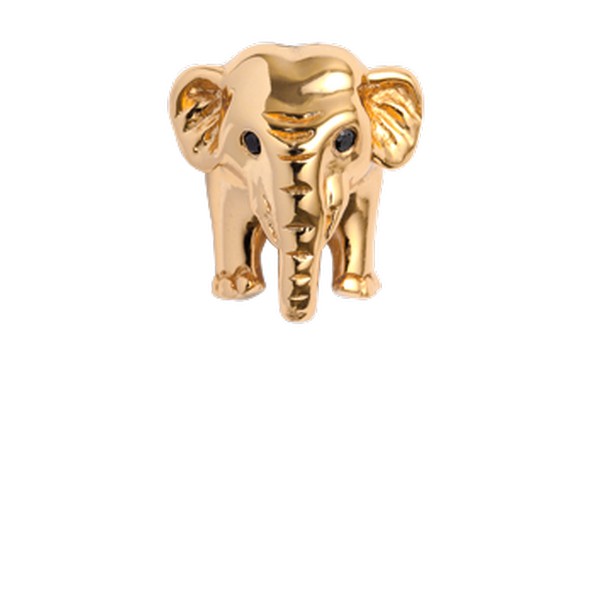 Christina Collect - ELEFANT Charm in vergoldetem Silber