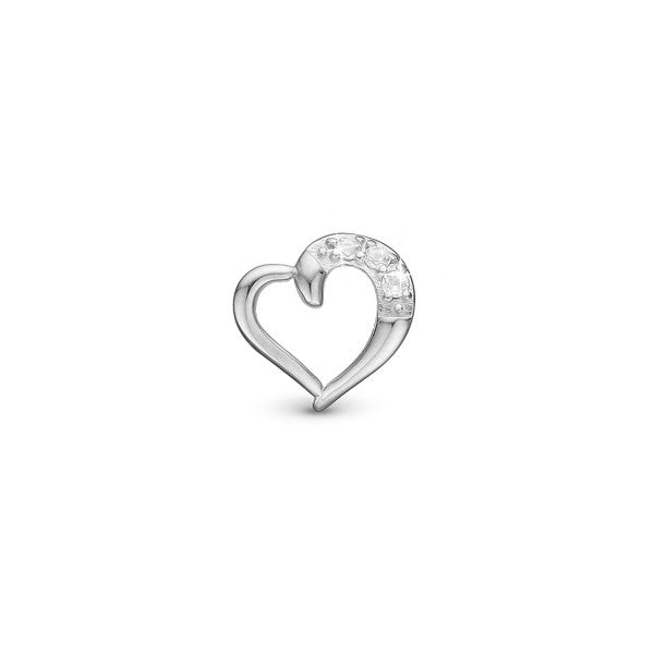 Christina Collect - Love story charm i sølv til læderarmbånd