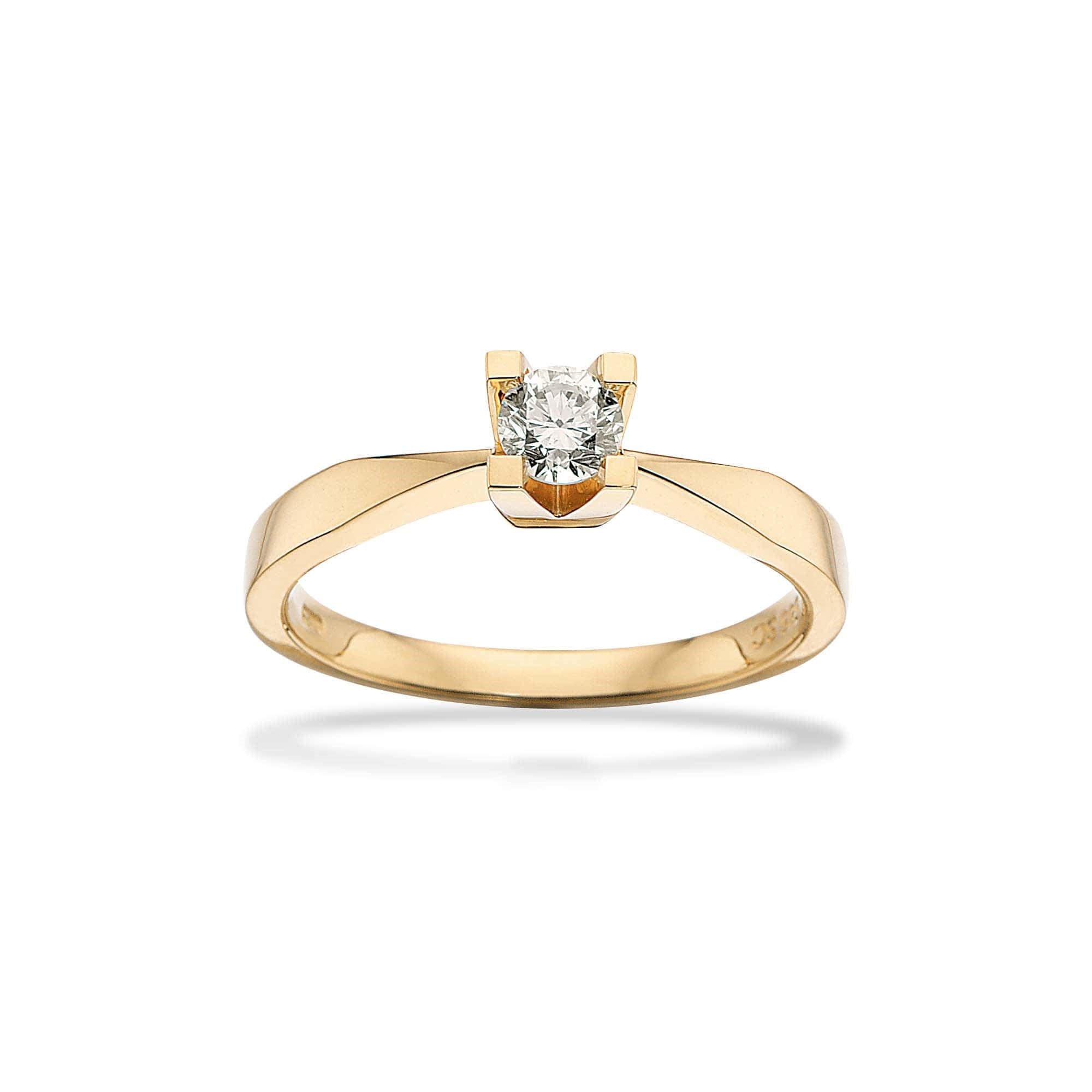 Kleopatra Ring i 14kt. guld med 0,25 carat