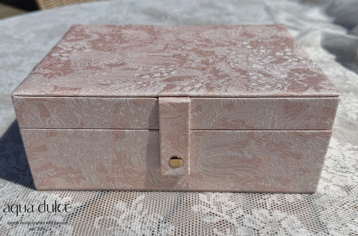 Aqua Dulce Jewellery Box Big stort smykkeskrin i rosa, billede 2