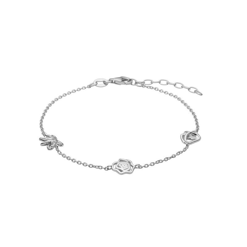 Nordahl - BLOSSOM52 armbånd i sølv