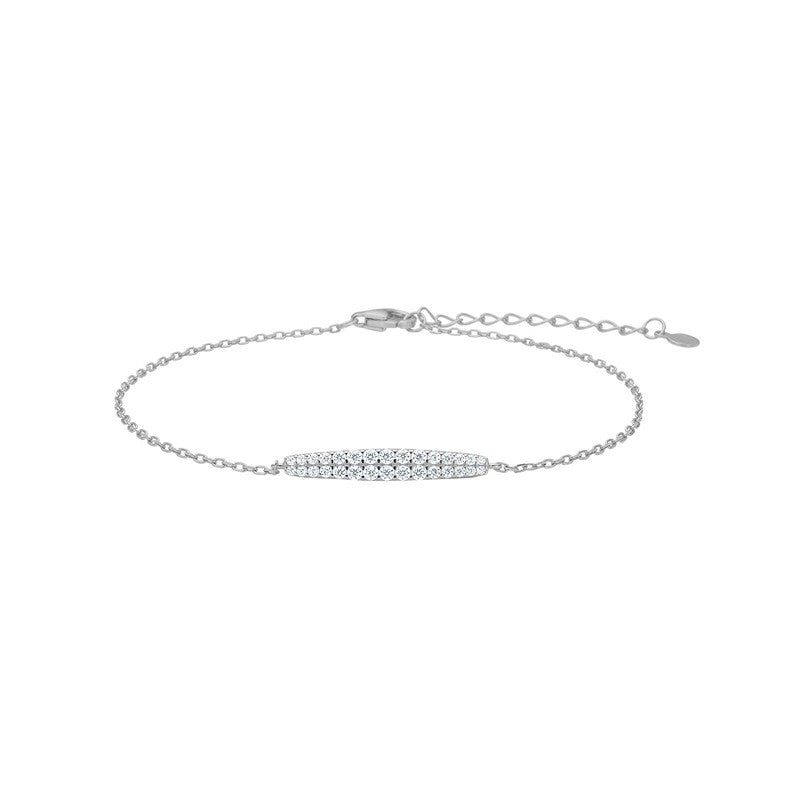 Joanli Nor RUNANOR armbånd i sterlingsølv m. zirkonia
