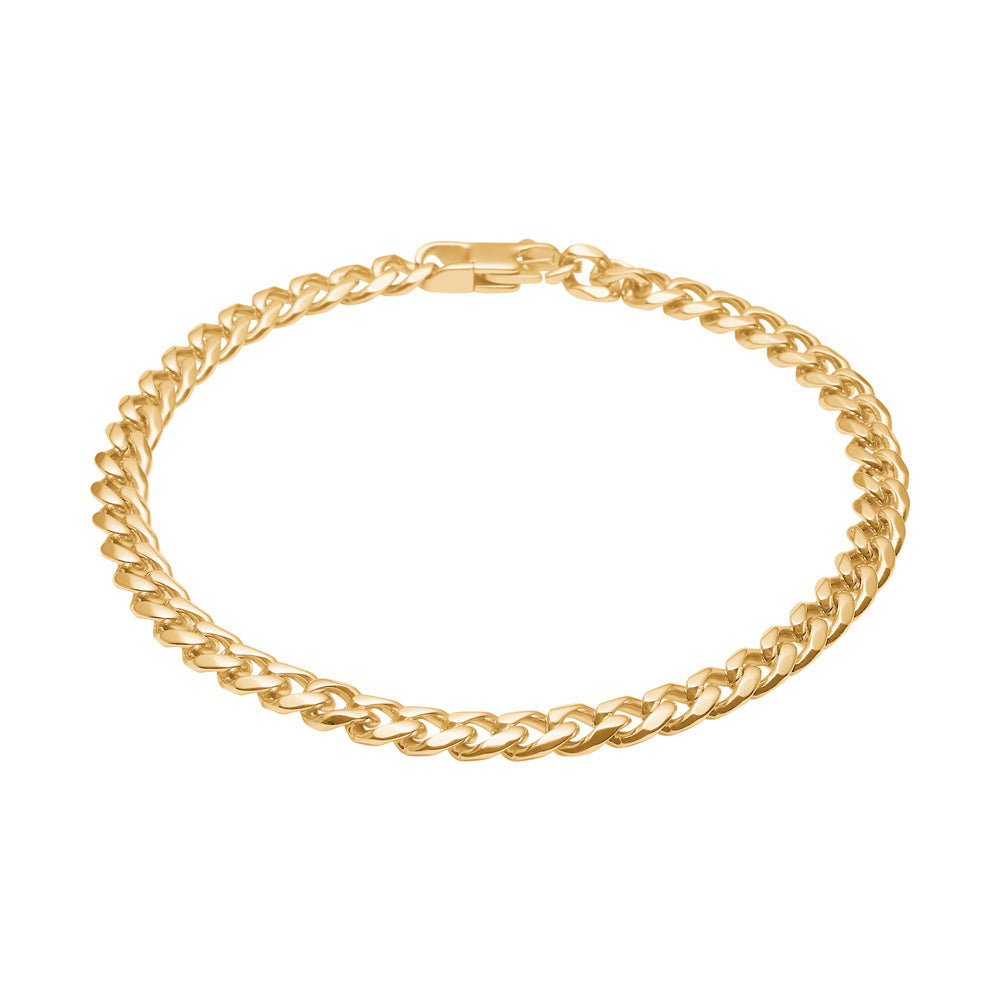 Herrearmbånd i rustfrit stål IP gold 5 mm, SON of NOA