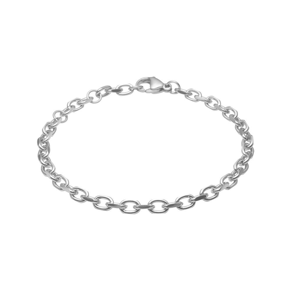 Herrearmbånd i rustfrit stål 4 mm, SON of NOA