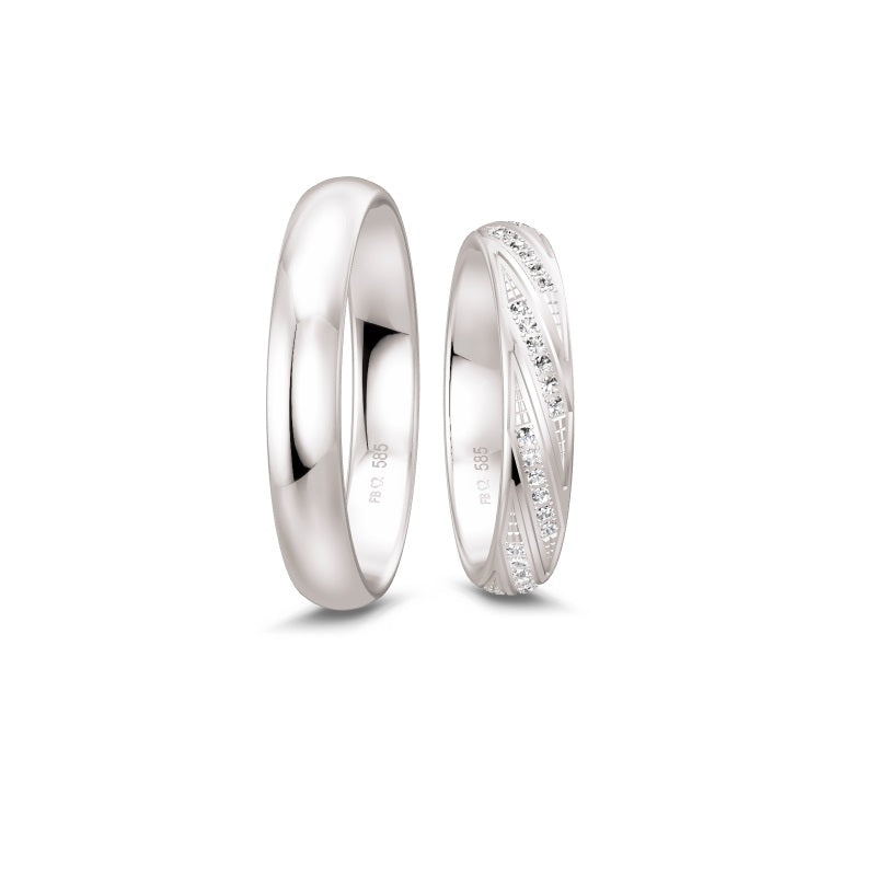 Breuning Renaissance Weißgold 54 Diamanten (0,297 ct)