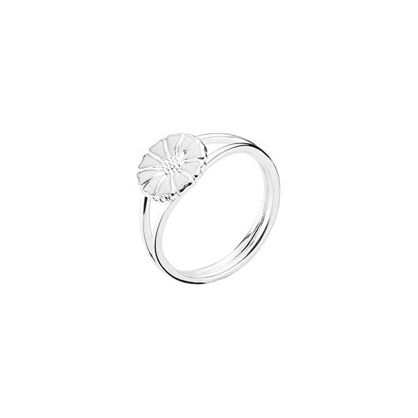 Lund Copenhagen Marguerit ring - 9 mm. sølv