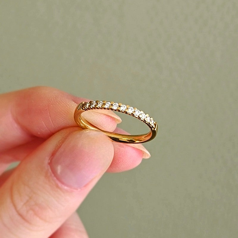Diamantring i 8 kt. guld med 0,16ct brillanter 3