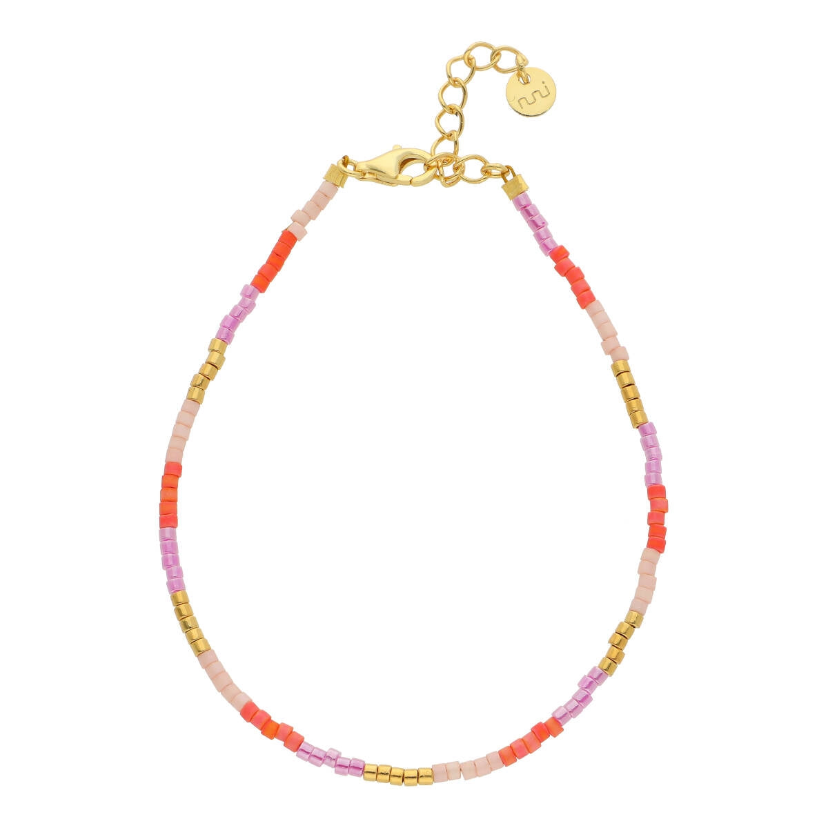 Nuni - Kira armbånd i Coral love A3025