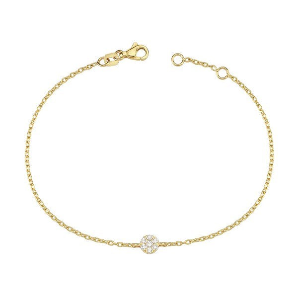 Flora Diamant armbånd i 14 karat Guld fra Nuran
