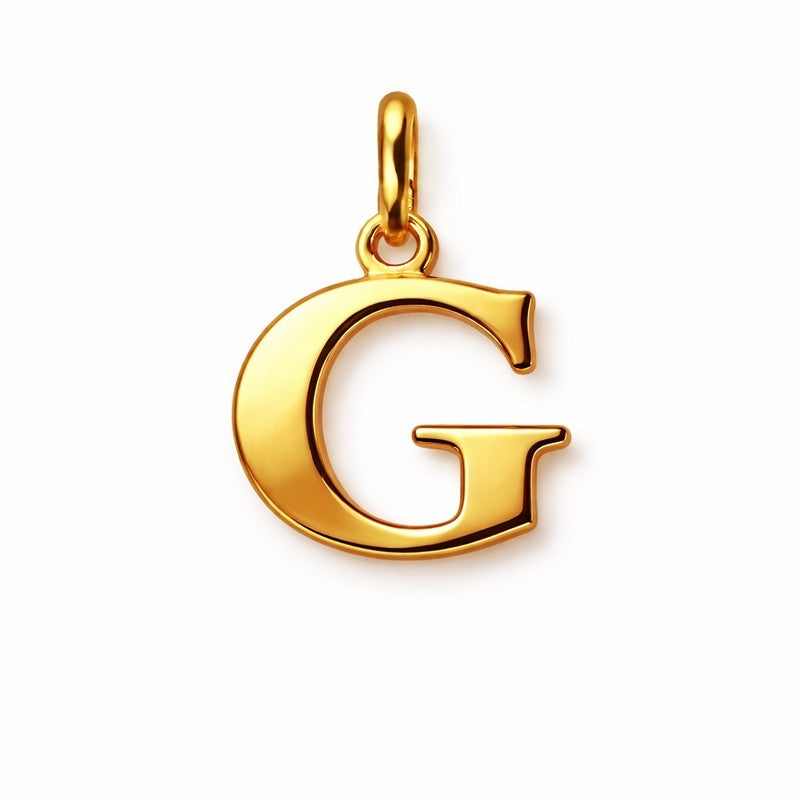 Buchstabenanhänger in 8 Karat Gold - Wählen Sie einen Buchstaben