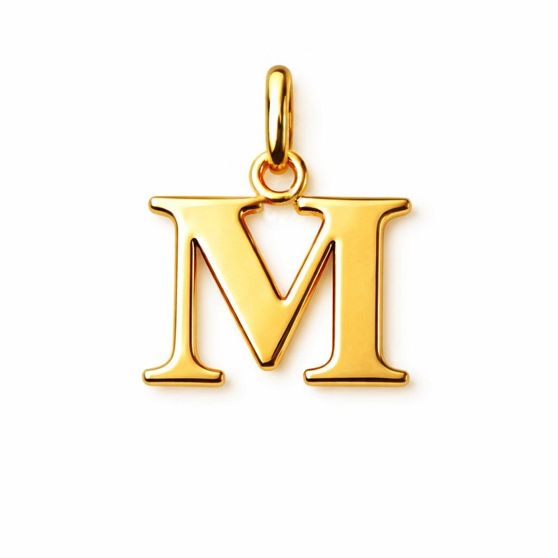 Buchstabenanhänger in 8 Karat Gold - Wählen Sie einen Buchstaben
