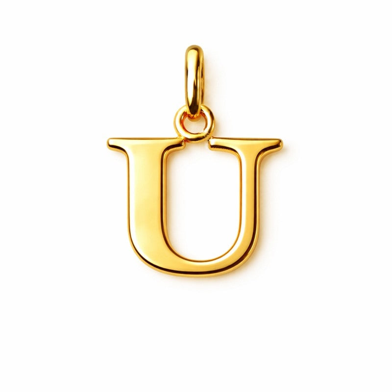 Buchstabenanhänger in 8 Karat Gold - Wählen Sie einen Buchstaben