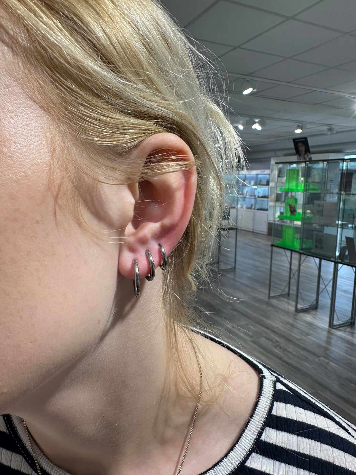 100% Titan - Nickelfreie Creolen aus Titan 12 mm
