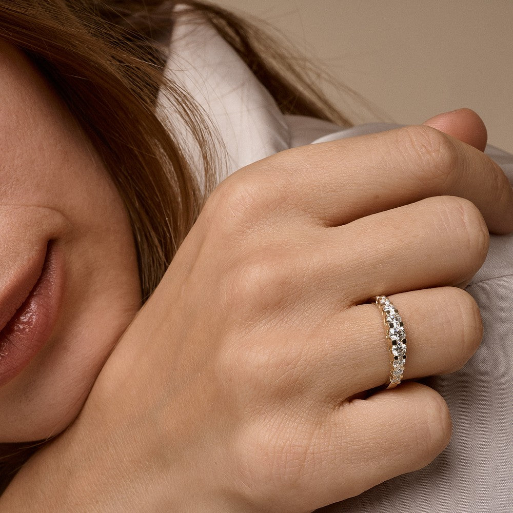 14kt Empire Diamantring in Gold mit 1,00ct.
