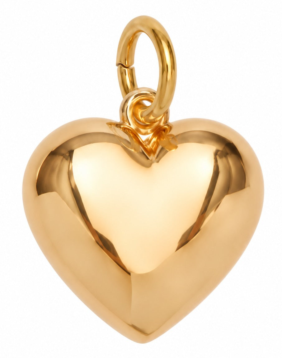 Schmuckzentrum – Eleganter Pico Copenhagen Cupid Large Herzanhänger aus vergoldetem Messing