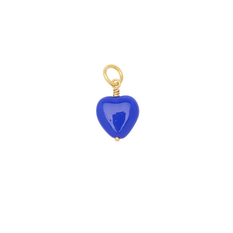 Pico Copenhagen - French Heart Pendant i blå