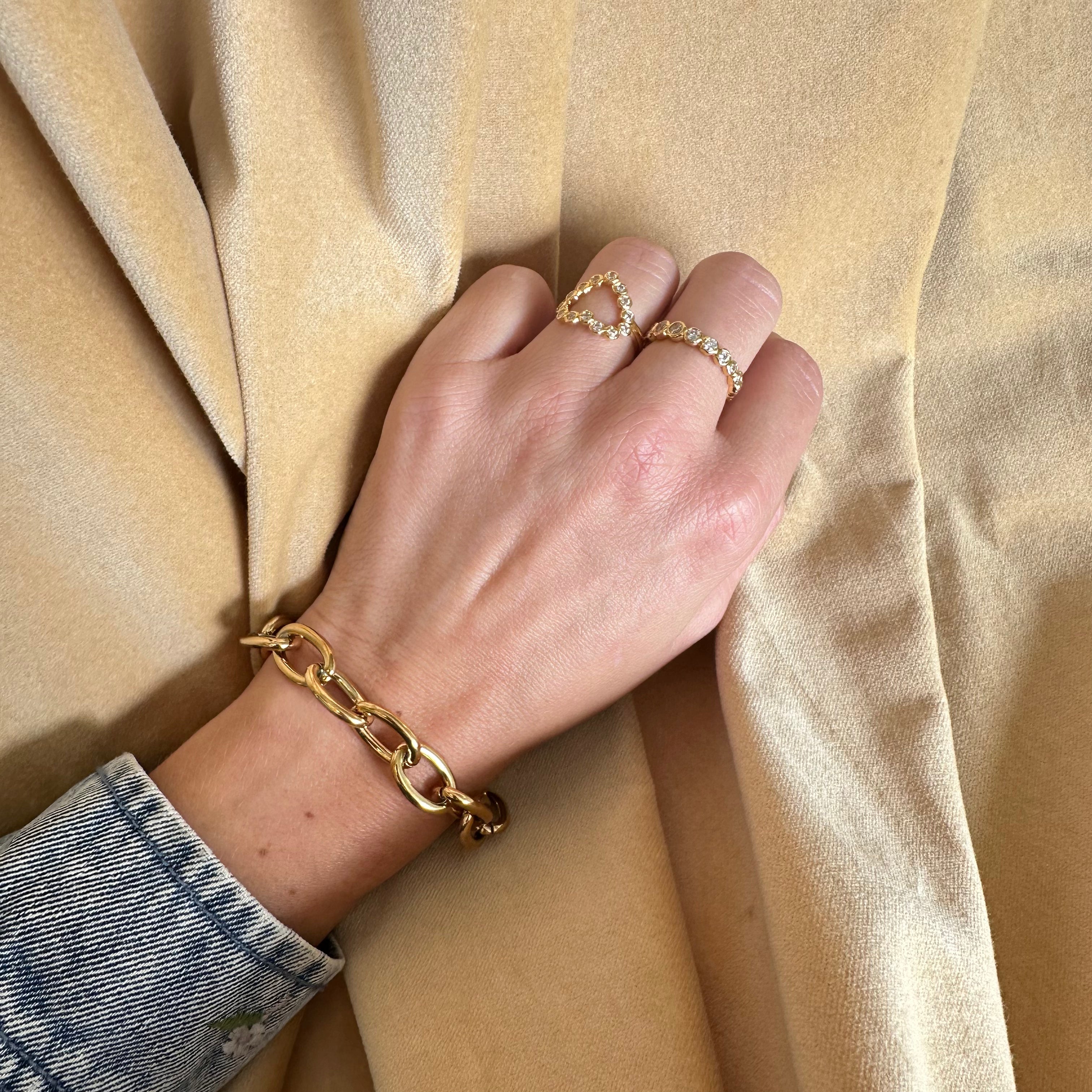 Pico - Sally Armband in vergoldetem Edelstahl