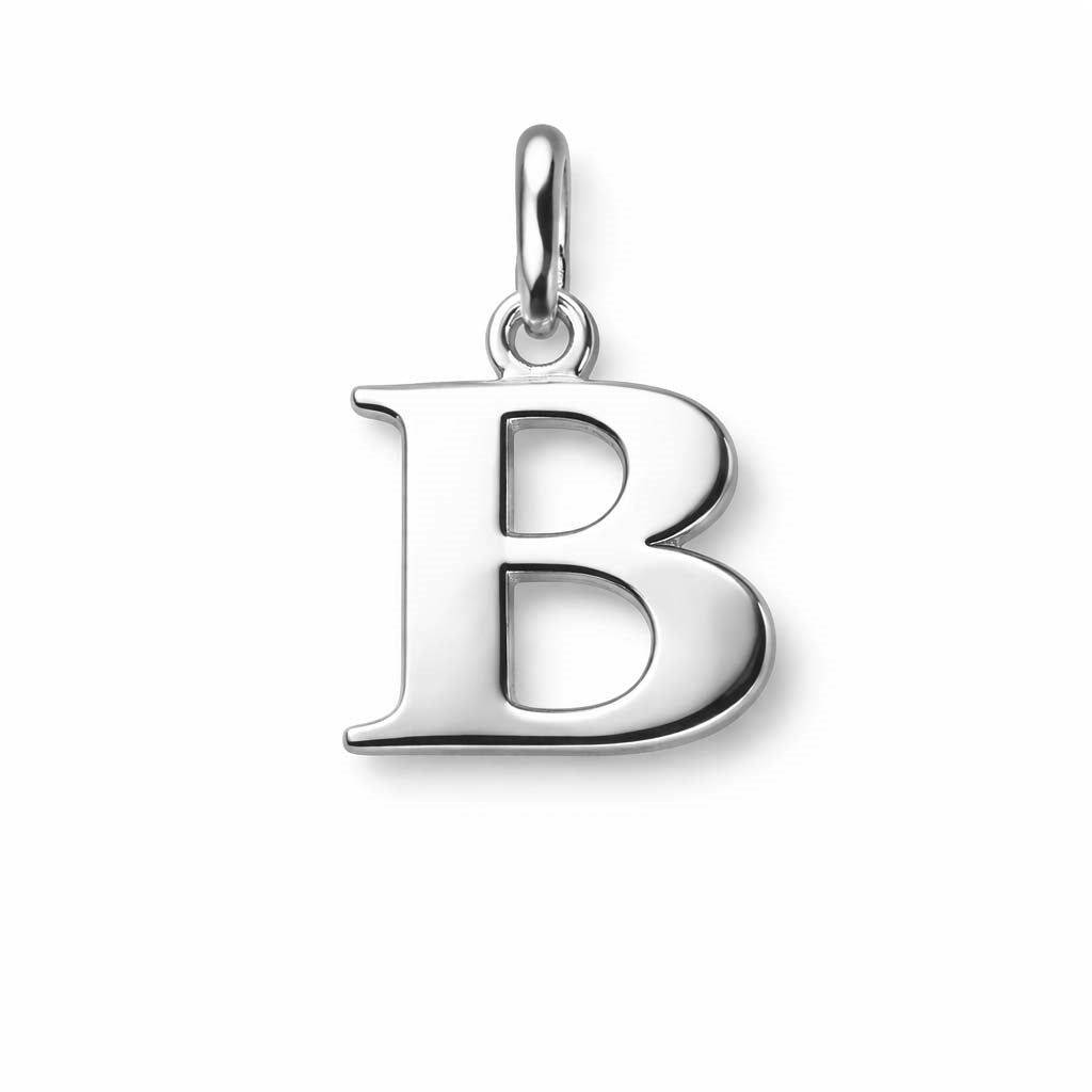 Buchstabenanhänger in Sterlingsilber - Wählen Sie einen Buchstaben