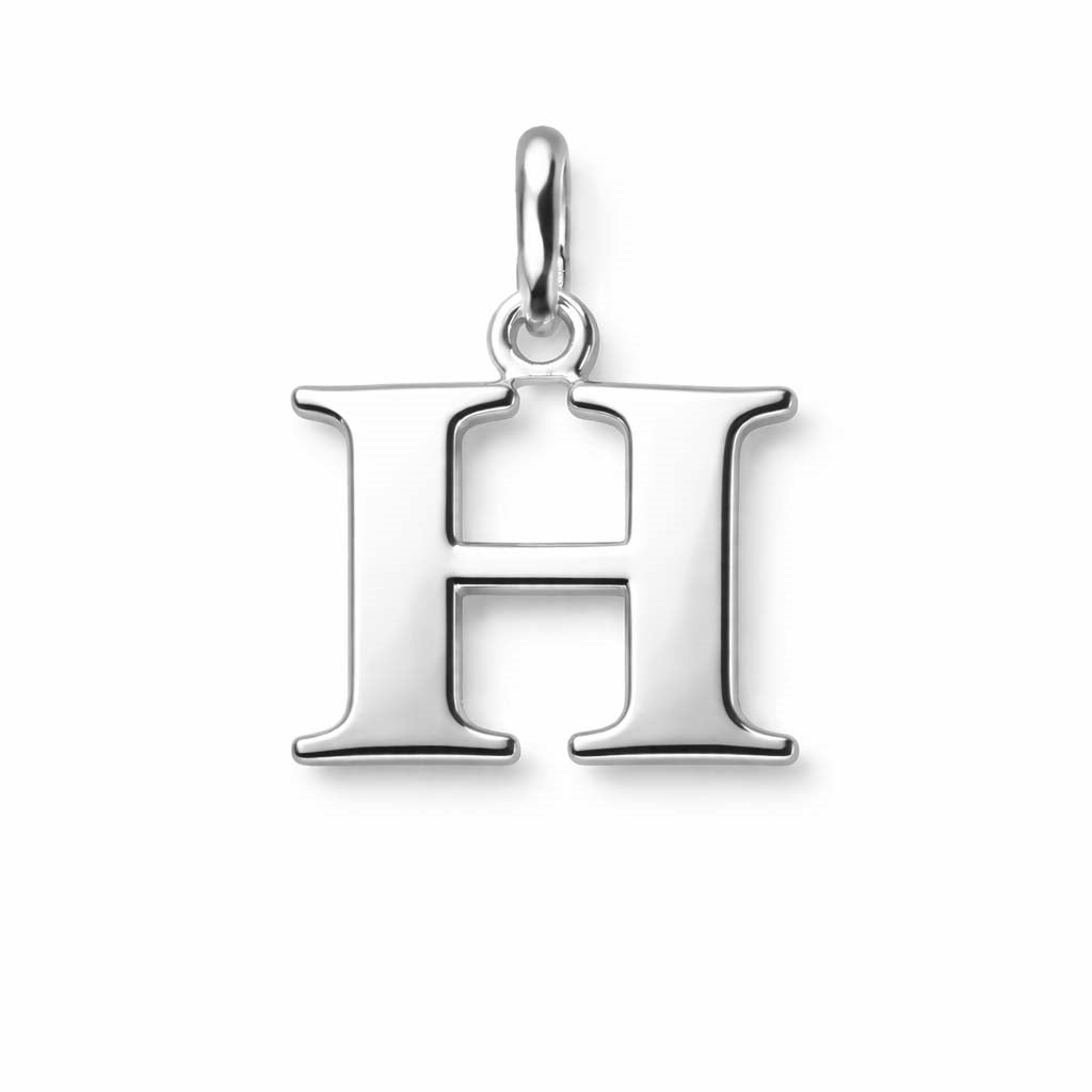 Buchstabenanhänger in Sterlingsilber - Wählen Sie einen Buchstaben